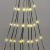 картинка Гирлянда светодиодная из росы с макушкой на елку 9 нитей х 2м,  200LED,  эффект водопада,  теплый белый цвет,  230В NEON-NIGHT от магазина Сантехстрой