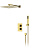 картинка Душевая система для душа DK встраиваемый термостатический матовое золото Bayern.Liszt (DA2515707A04) от магазина Сантехстрой