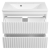 картинка Тумба под раковину Тумба под раковину Balaton - 80 подвесная (белая) от магазина Сантехстрой