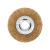 картинка Щетка дисковая для УШМ,  витая латунированная проволока,  100мм,  отв.  22,23мм KRANZ от магазина Сантехстрой