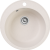 картинка Мойка кухонная GranFest QUARZ GF-Z08 чаша D=480мм (белый) от магазина Сантехстрой