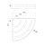 картинка Emco System2 Полочка-решетка угловая, съемная белая вставка, 180x180x45мм, цвет хром от магазина Сантехстрой