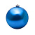 картинка Елочная фигура Шар 15 см,  цвет синий глянцевый от магазина Сантехстрой