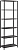 картинка 1.33006.BB LIBERTY Стеллаж 60, черный браш (274352) от магазина Сантехстрой