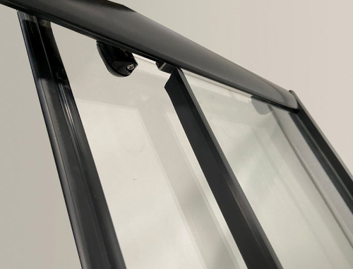картинка Душевой уголок Niagara Eco 120х80 NG-012-14Q Black профиль Черный стекло с рисунком от магазина Сантехстрой