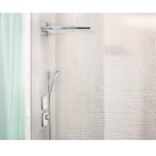 картинка Верхний душ Hansgrohe Rainmarket Select 580 3jet 24001600 черный, хром от магазина Сантехстрой