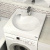 картинка Раковина Paulmark Winken 60 PM740431 на стиральную машину Белая от магазина Сантехстрой