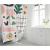 картинка Шторка для ванны Fixsen Design Summer FX-2506 180х200 Белая с узорами от магазина Сантехстрой