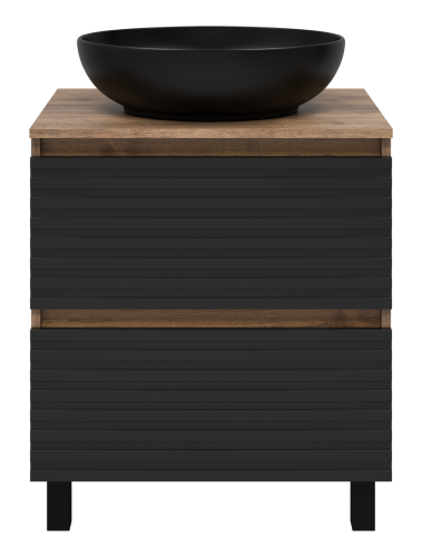 картинка Тумба под раковину Dakota 60 (черная) от магазина Сантехстрой