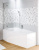 картинка Шторка на ванну Riho Novik Z500 90 G003040120 (GZT9200089) профиль Хром стекло прозрачное от магазина Сантехстрой