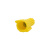 картинка Соединительный изолирующий зажим REXANT с лепестками СИЗ-11 ø 9,8 мм (1-8,5 мм²),  желтый (100 шт. /уп. ) от магазина Сантехстрой