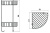 картинка Полка решетка угловая двойная Savol (S-002554) от магазина Сантехстрой