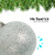картинка Набор ёлочных шаров Winter Glade, пластик, 6 см, 12 шт, серебряный микс от магазина Сантехстрой