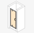 картинка Душевая дверь в нишу Huppe X1 140705.069.322 с покрытием ANTI-PLAQUE от магазина Сантехстрой